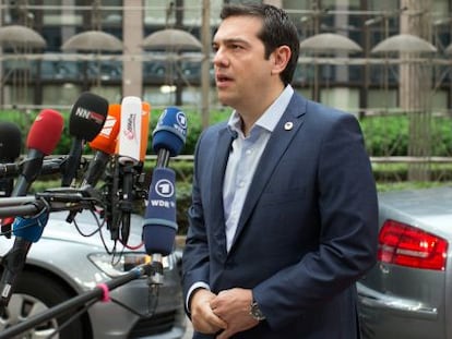 Alexis Tsipras, primeiro-ministro da Grécia, no último domingo em Bruxelas.