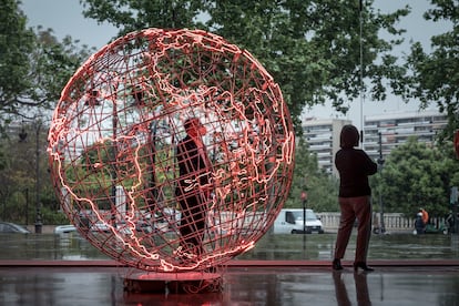 Exposición de Mona Hatoum en el IVAM de Valencia, este 2021.