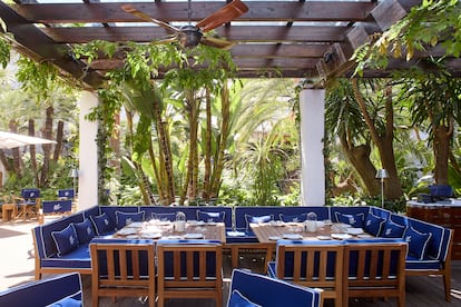 Terraza del Restaurante Cipriani, en Marbella, en una imagen proporcionada por Puente Romano.