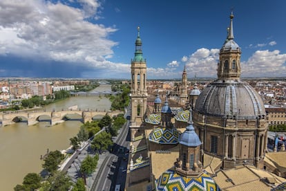 La basílica del Pilar, en Zaragoza, en una imagen de archivo.