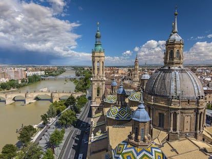 La basílica del Pilar, en Zaragoza, en una imagen de archivo.