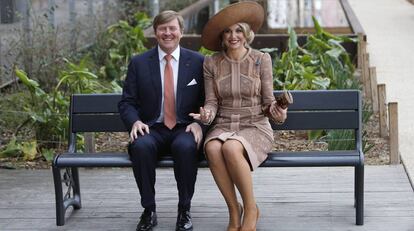 Guillermo y M&aacute;xima de Holanda en abril de 2016. 