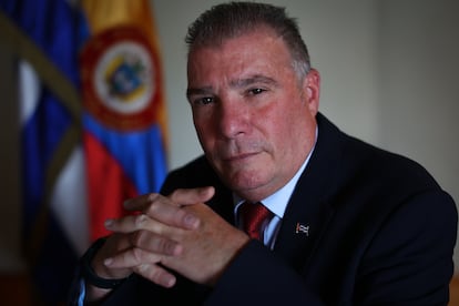 Cuban Minister of Tourism Juan Carlos García Granda during his visit to Colombia, June 24, 2025.
