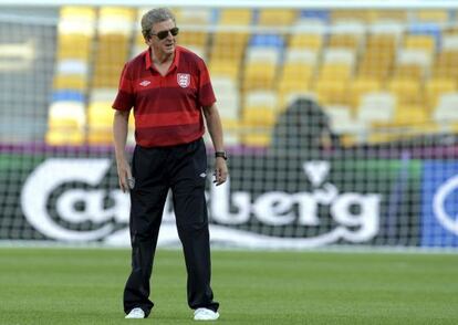 El seleccionador inglés Roy Hodgson.