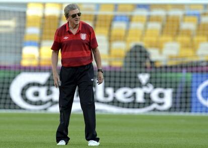 El seleccionador ingl&eacute;s Roy Hodgson.