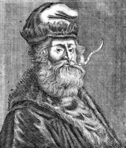 Ramon Llull, en un gravat del segle XVII.