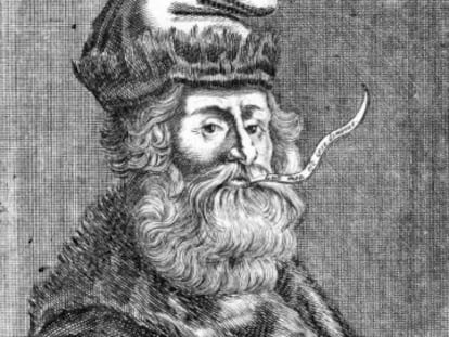 Ramon Llull, en un gravat del segle XVII.