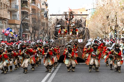 Una de las Comparsas del Carnaval de Badajoz, Extremadura, en 2023.