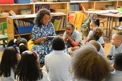 Quinta Brunson, en el primer capítulo de 'Colegio Abbott'.