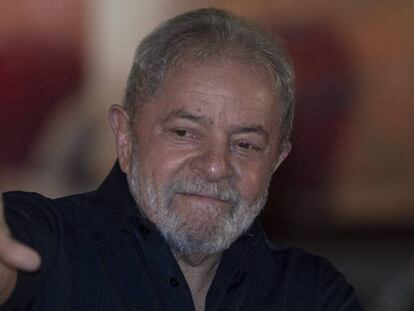 Lula en la apertura del congreso de agricultores este lunes.