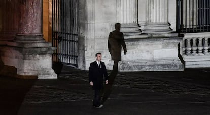 Emmanuel Macron el 7 de mayo de 2017, cuando fue elegido presidente