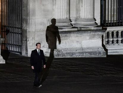 Emmanuel Macron el 7 de mayo de 2017, cuando fue elegido presidente