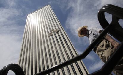 Torre Picasso, donde se encuentra la sede de Google en España.