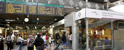 Imagen de la estación de Renfe en Atocha, Madrid.