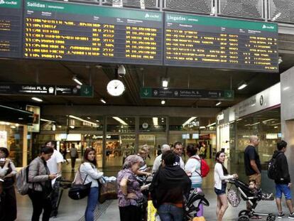 Imagen de la estación de Renfe en Atocha, Madrid.