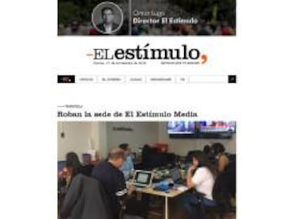 Web del periódico digital 'El Estímulo'.