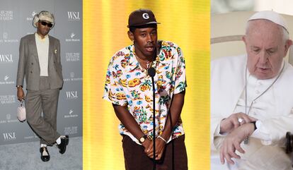 Tyler, The Creator y el Papa Francisco comparten desde hace un tiempo el mismo Casio, un modelo analógico de 22 euros. (Getty Images).