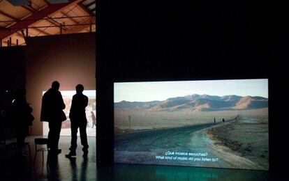 Exposici&oacute;n de Jordi Colomer en el Centro de arte La Panera de Lleida.