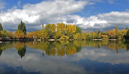 Una vista del llac de Puigcerdà