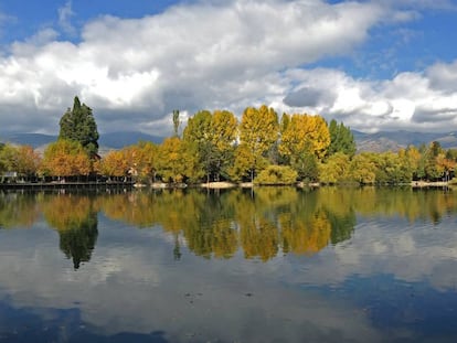 Una vista del llac de Puigcerdà