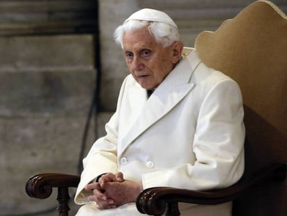 O Papa emérito, Bento XVI, em uma imagem de 2015.