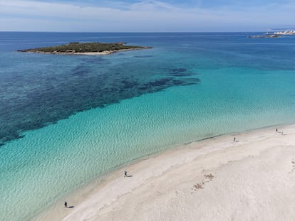 La playa de Es Carbó, en la isla de Mallorca.