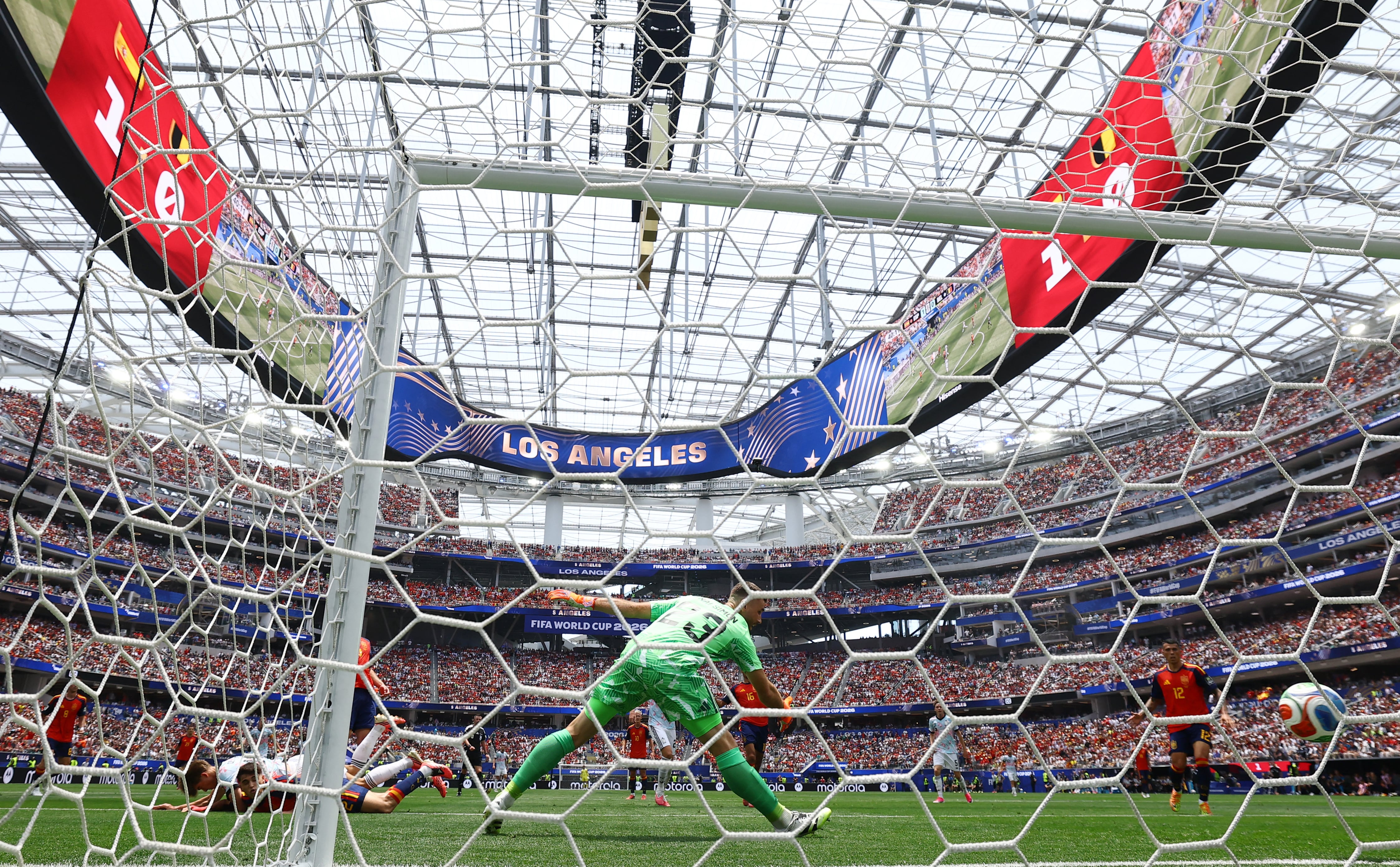 España - Bélgica, el partido de cuartos del Mundial en imágenes