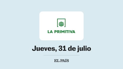 La Primitiva comprobar sorteo del jueves 31 de julio de 2025