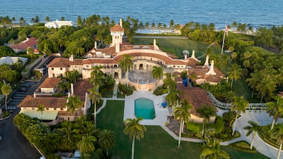 Vista aérea de la finca de Mar-a-Lago.