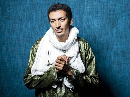 El cantante  y guitarrista Bombino.