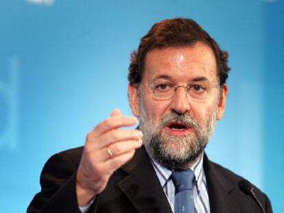 El presidente del PP, Mariano Rajoy.