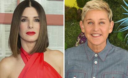 Sandra Bullock (izquierda) y Ellen DeGeneres.