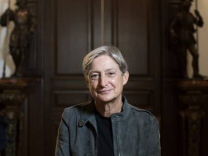 A filósofa norte-americana Judith Butler em Guadalajara (México).