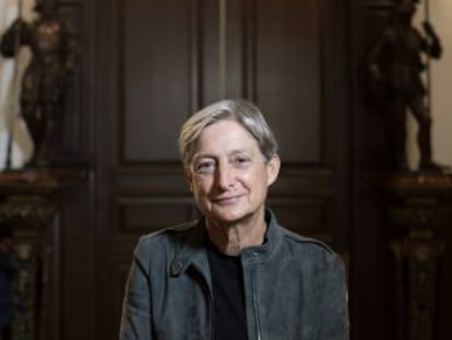 A filósofa norte-americana Judith Butler em Guadalajara (México).
