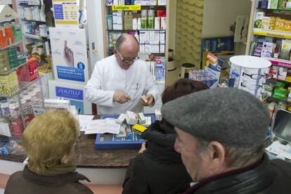 Una farmacia de Barcelona.