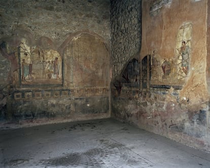 Casa dos Querubins Dourados em Pompeia, na Itália. Acredita-se que pode ter sido da segunda mulher do imperador Nero.