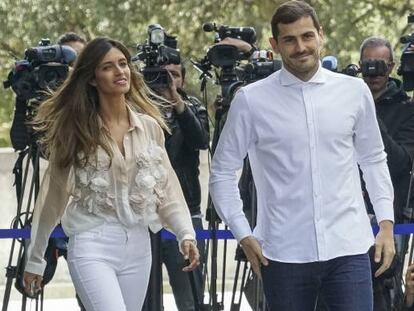 Iker Casillas y Sara Carbonero, en 2019.
