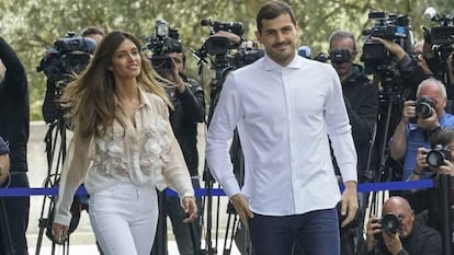 Iker Casillas y Sara Carbonero, en 2019.