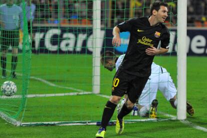 Messi, tras marcar el segundo gol
