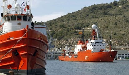 Buque oceanográfico Hespérides.