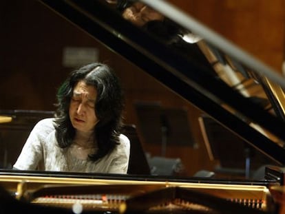 La pianista japonesa Mitsuko Uchida (Tokio, 1948).