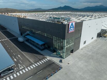 Plataforma logística de Aldi en Miranda de Ebro.