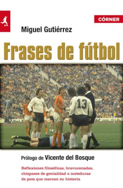 Portada del libro 'Frases de fútbol'.