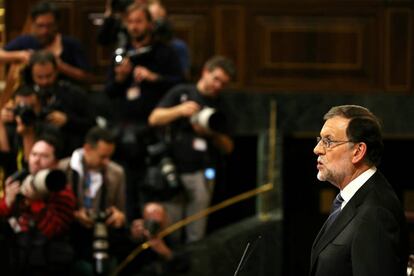 Rajoy al discurs d'investidura.