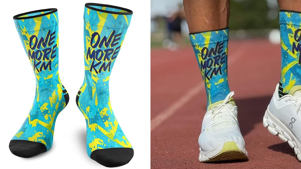 Estos calcetines de deporte se venden en una amplia horquilla de tallas.