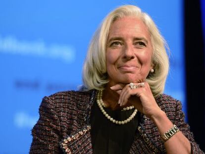 La directora gerente del FMI, Christine Lagarde 