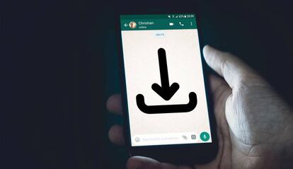 Descargar los estados de WhatsApp en Android.