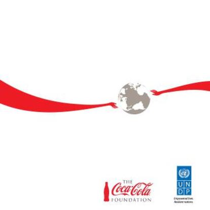 Imagen promocional de la alianza entre Coca Cola y el Programa de la ONU para el Desarrollo.