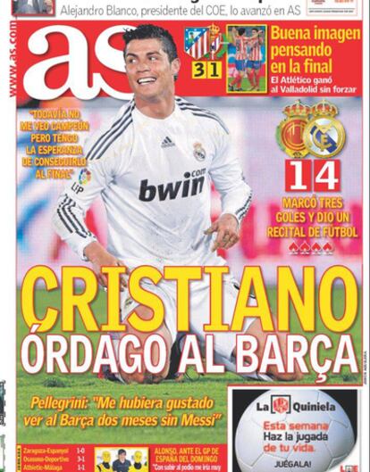 Portada del diraio As