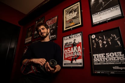 El fotógrafo Jaime Massieu, autor de ‘La música que he visto’ en la sala Tempo Audiophile Club, Madrid.s